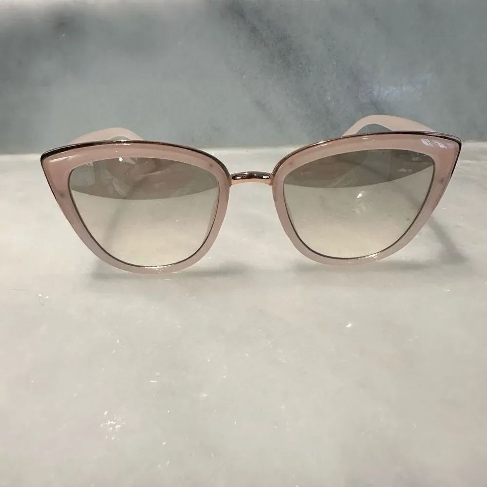 Urban Outiftters Beige Clear Cat Eye Sunglasses